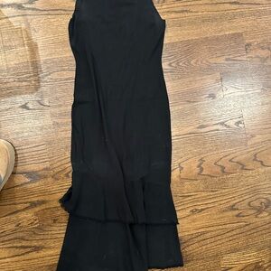 Theory Black Maxi Dress